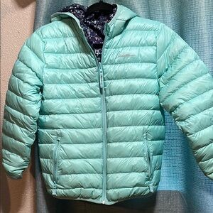 Eddie Bauer Light Blue Puffer Jacket